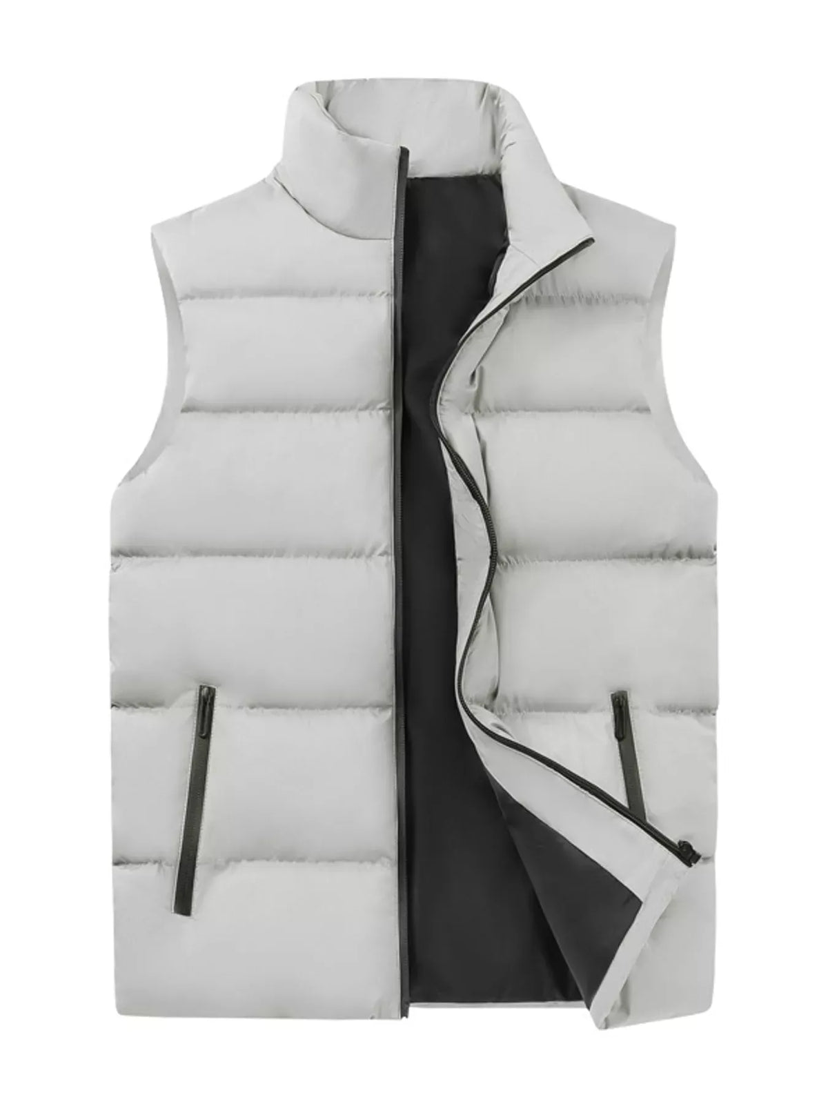 Men's Lightweight Zip-Up Puffer Vest — photo 21