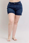 Judy Blue Camden High-Rise Back Flap Pocket Denim Shorts — product view 12