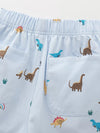 Poppy Lane Dinosaur Print Elastic Waist Shorts — product view 4