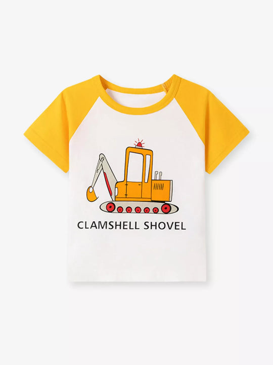 Another view: Kids’ Vehicle Graphic Raglan T-Shirt