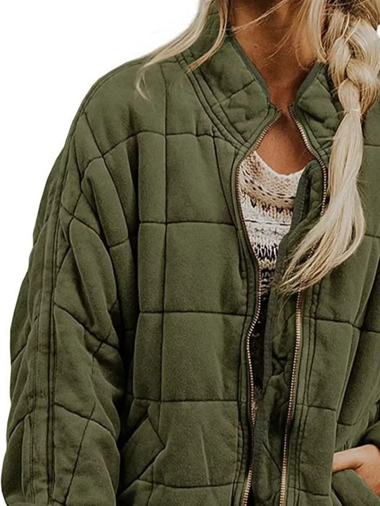 Another view: Quilted Zip-Up Outerwear