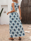 Dahlia Printed Slit Sleeveless Maxi Dress — product view 6