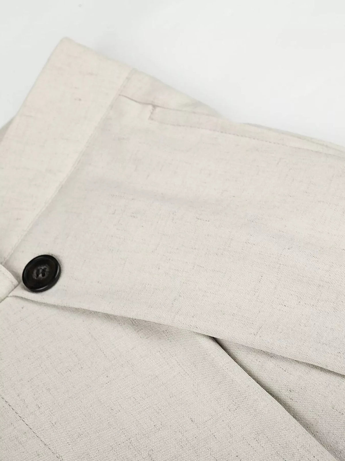 Men's Pleated Wide-Leg Casual Pants