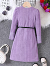Poppy Lane Ribbed Knit Long-Sleeve Dress — product view 2