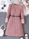 Poppy Lane Ribbed Knit Long-Sleeve Dress — product view 9