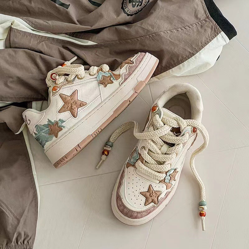 Color-Blocked Casual Sneakers