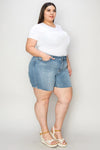 Judy Blue Blake High-Rise Raw-Hem Denim Shorts — product view 18