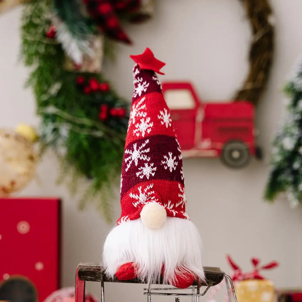 2-Piece Light-Up Faceless Gnome Decor Set
