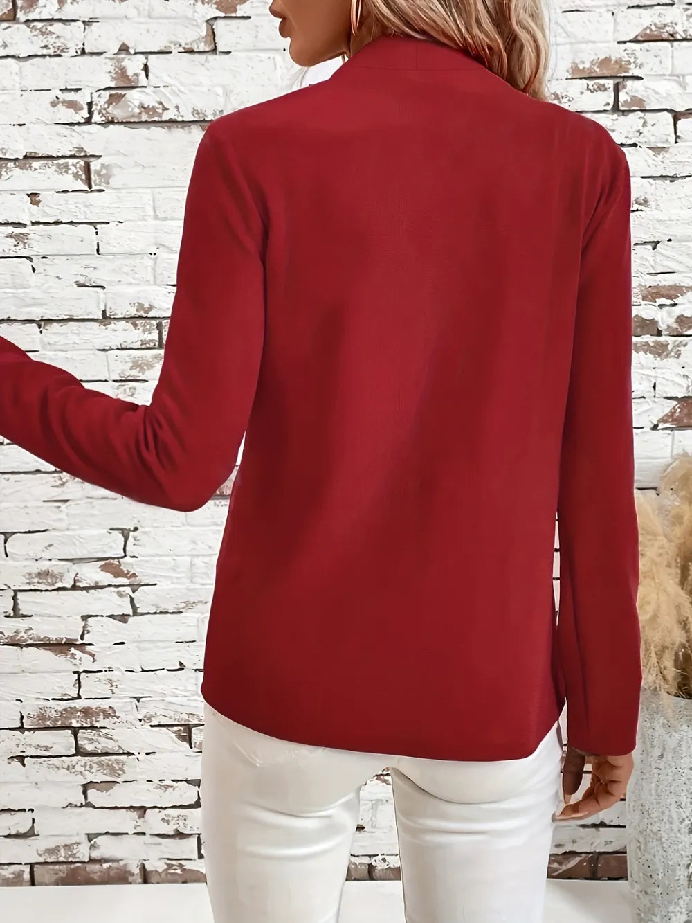 Open-Front Long-Sleeve Cardigan