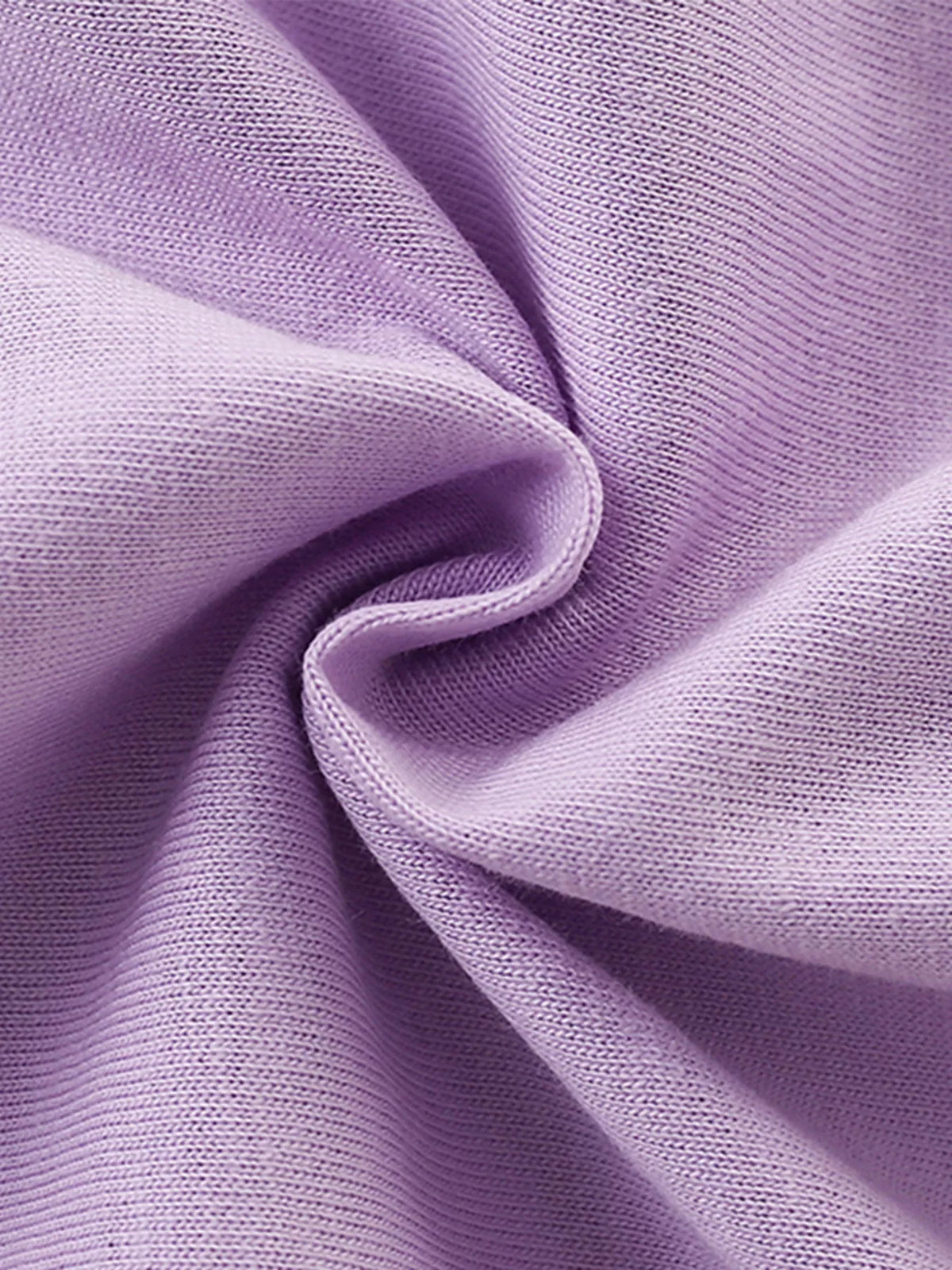 Girls’ Horse Graphic Ruffle-Hem Top — Lavender