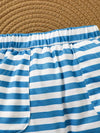 Meadow Days Dinosaur Print T-Shirt & Striped Shorts Set — product view 7