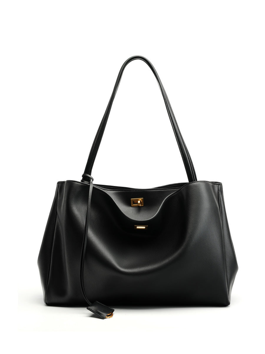 Women's Leather Crossbody Bag | Shoulder & Hand-Carry Bag with Buckle Detail