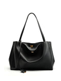 Women's Leather Crossbody Bag | Shoulder & Hand-Carry Bag with Buckle Detail