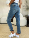 Judy Blue Harper Mid-Rise Rigid Magic Release Hem Jeans — product view 2