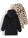 Scout Club Hooded Leopard Lined Warm Jacket — product view 3
