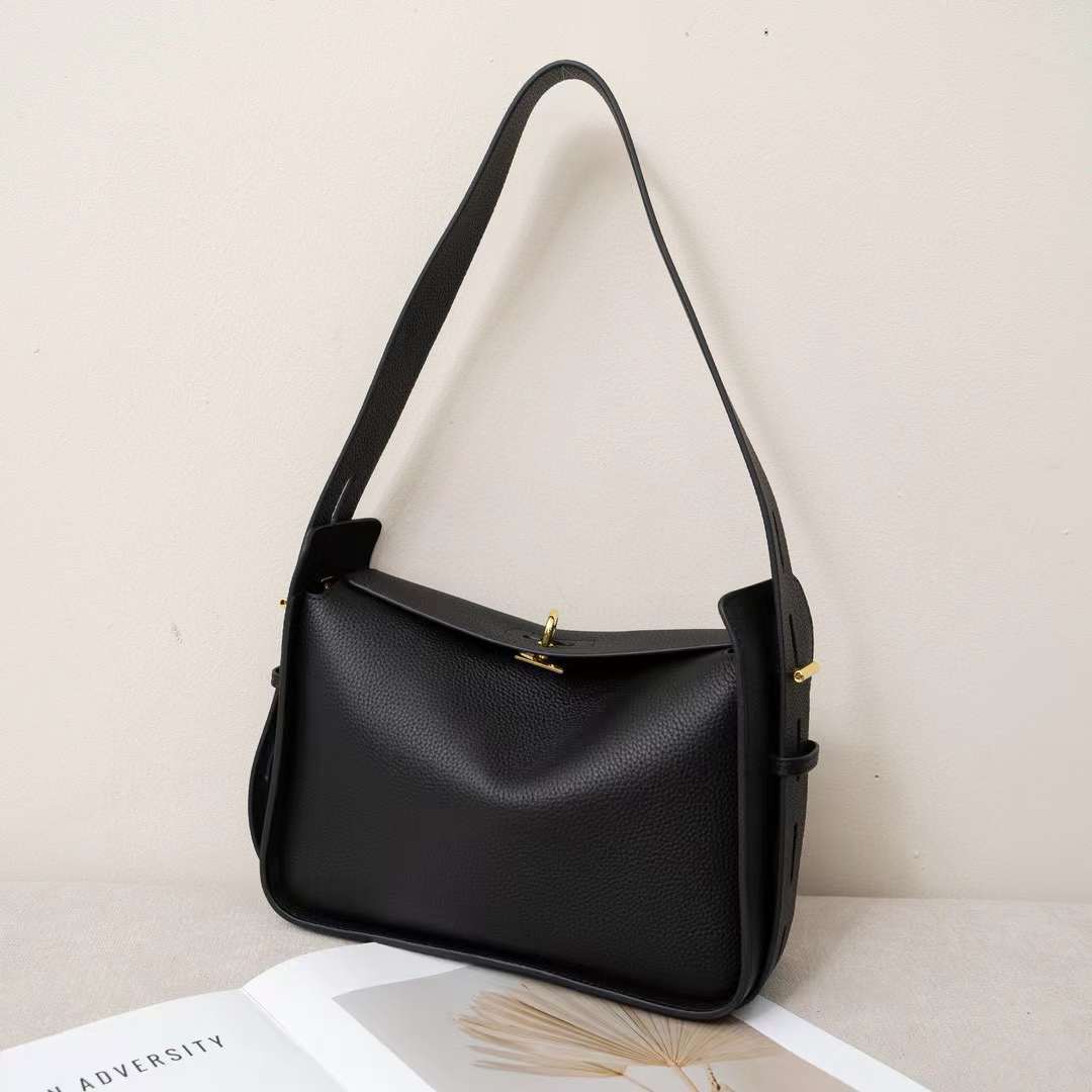 Genuine Leather Crossbody Underarm Bag | Commuter Streetwear Shoulder Bag