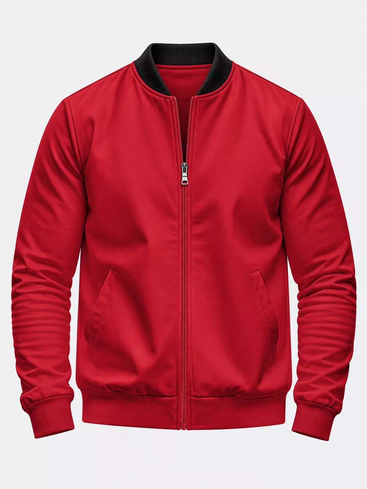 Men's Classic-Fit Zip-Up Bomber Jacket with Pockets — photo 39