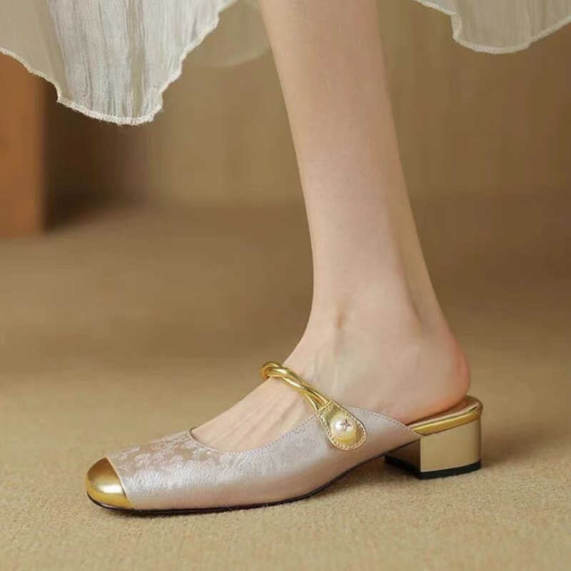 Closed Toe Half Slippers