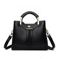 Women's Large Capacity Crossbody Shoulder Tote Bag – PU Leather Woven Texture Everyday Handbag | Sarah Express
