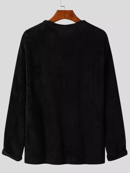 Another view: Nightfall Textured V-Neck Sweater