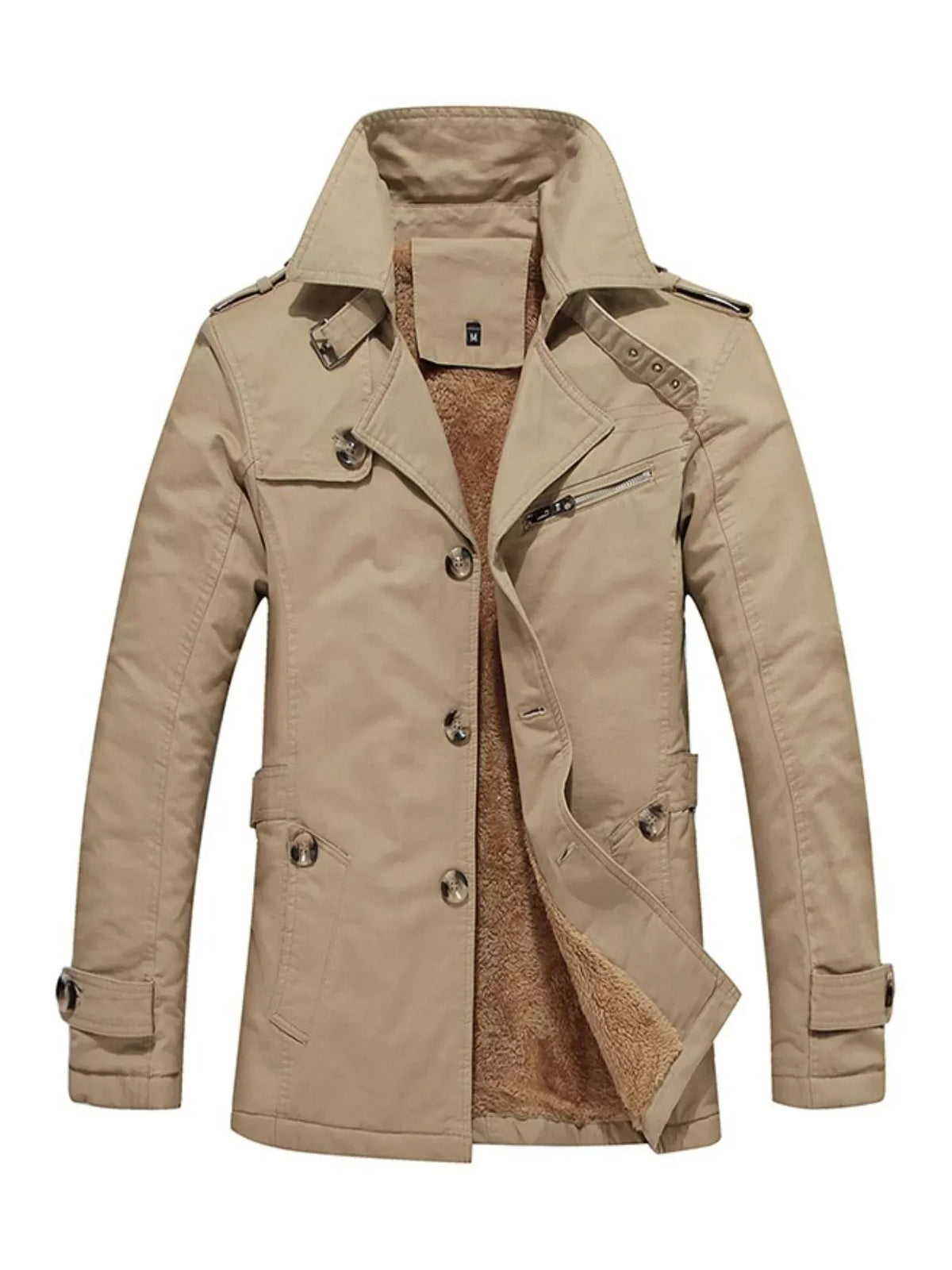 Men's Button-Front Cotton Coat — photo 1