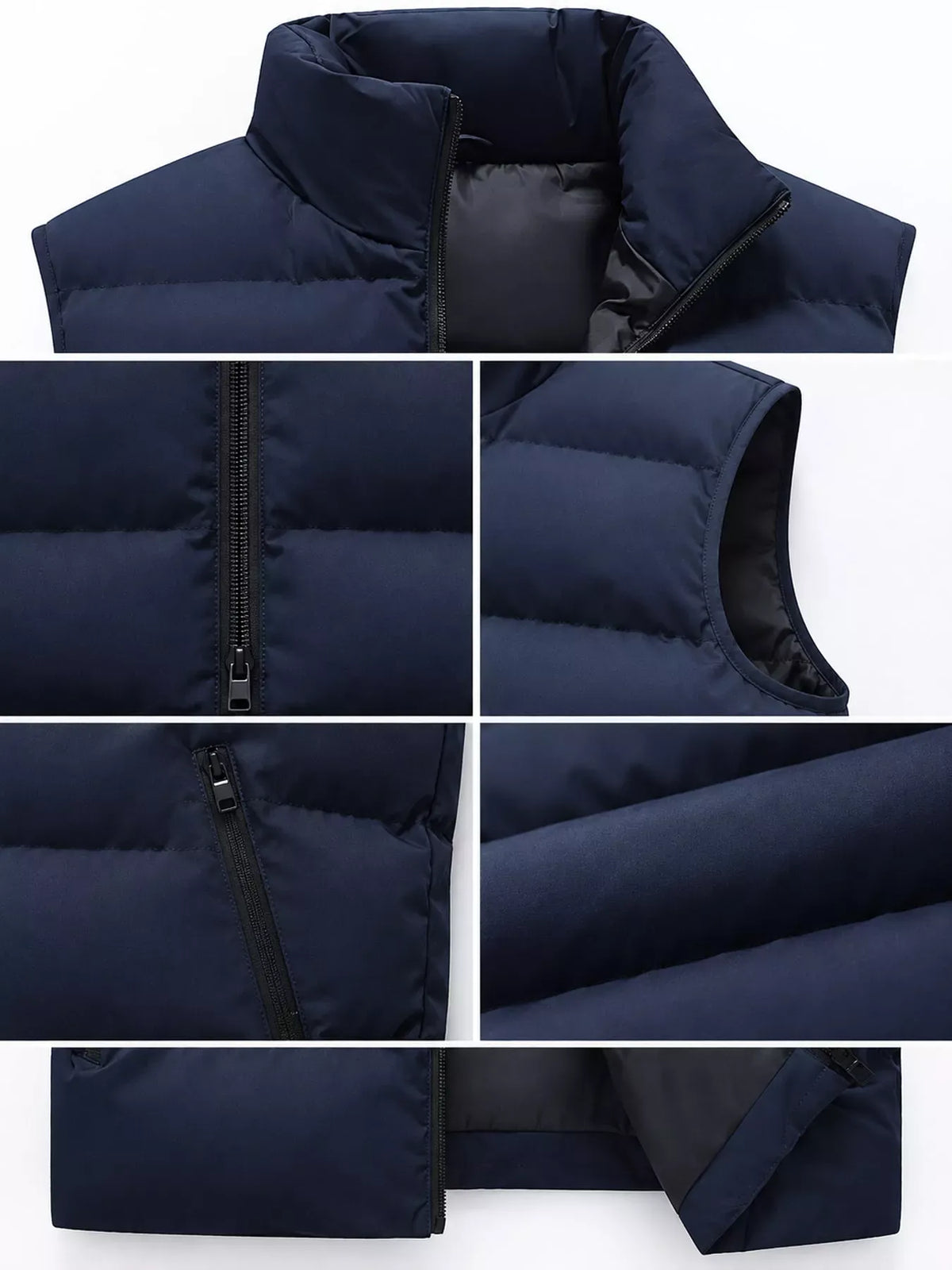Men's Lightweight Zip-Up Puffer Vest — photo 12