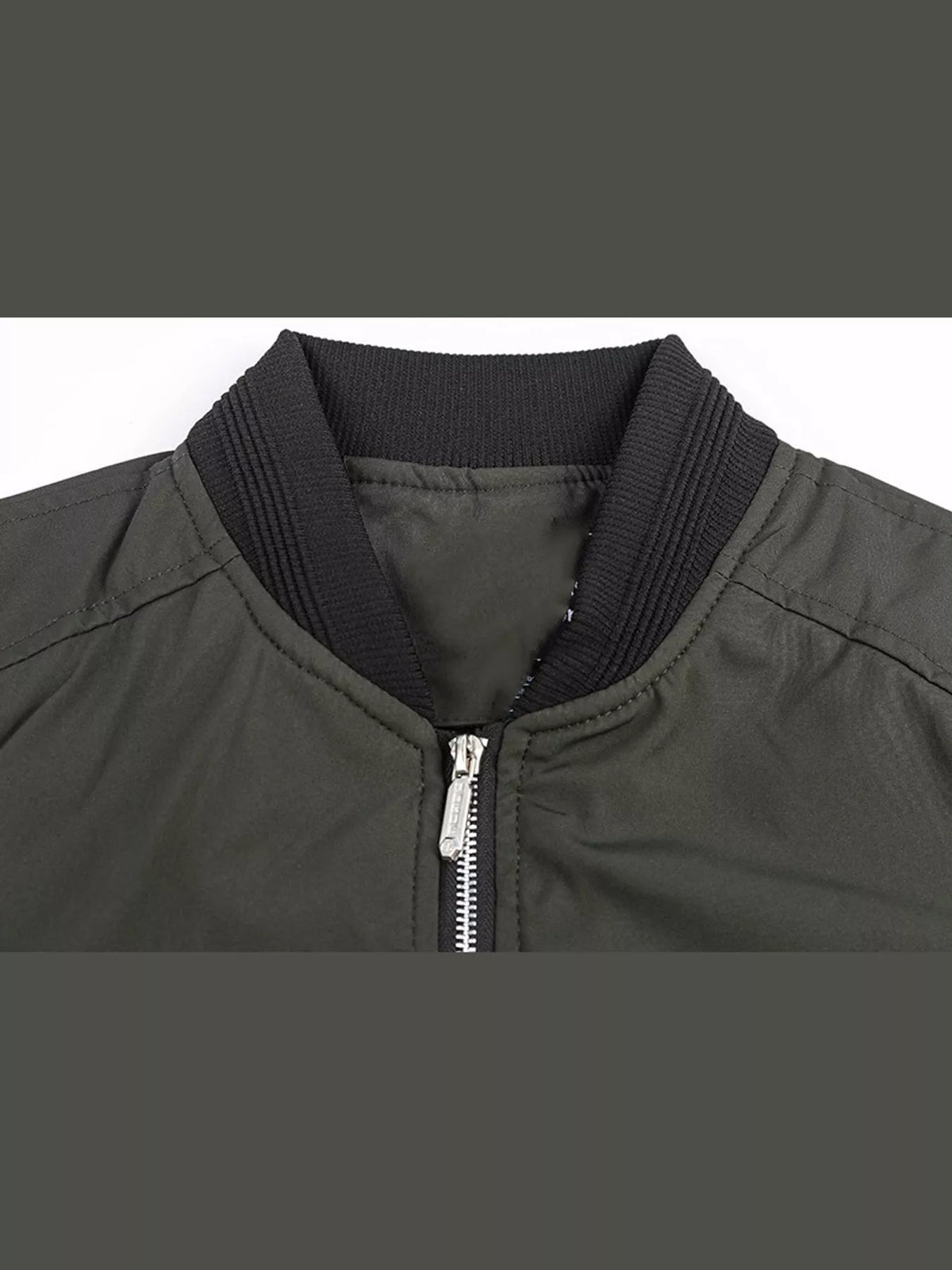 Men's Lightweight Bomber Jacket with Sleeve Pocket — photo 19