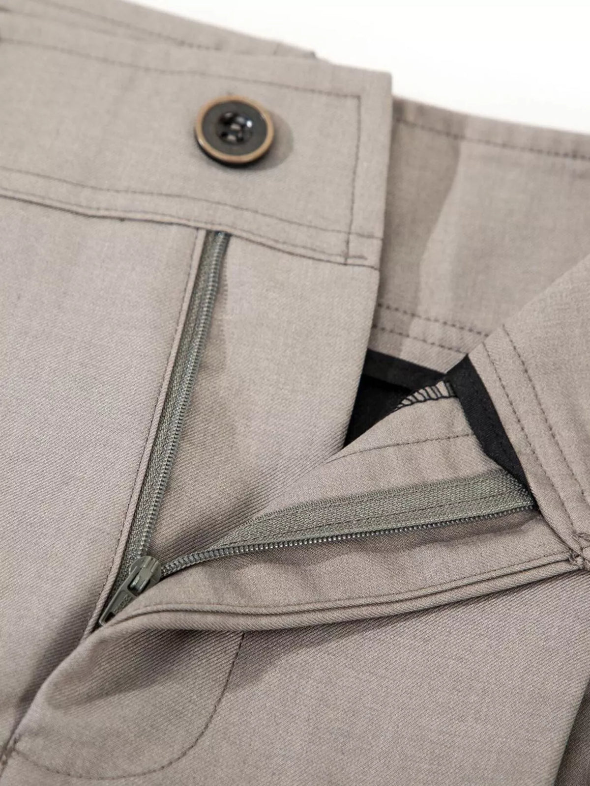 Men's High-Waisted Pleated Wide-Leg Pants