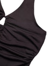 Liora Halter Neck Ruched Bodysuit — product view 5