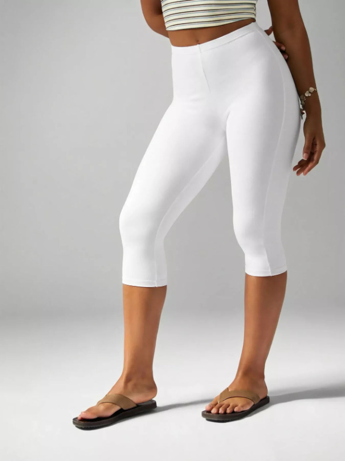 High-Waisted Capri Active Leggings