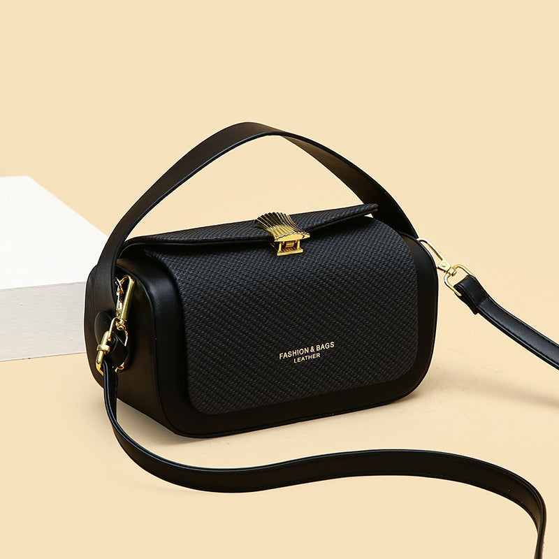 Women's Small Square Crossbody Bag - PU Leather Shoulder Bag with Phone Pocket