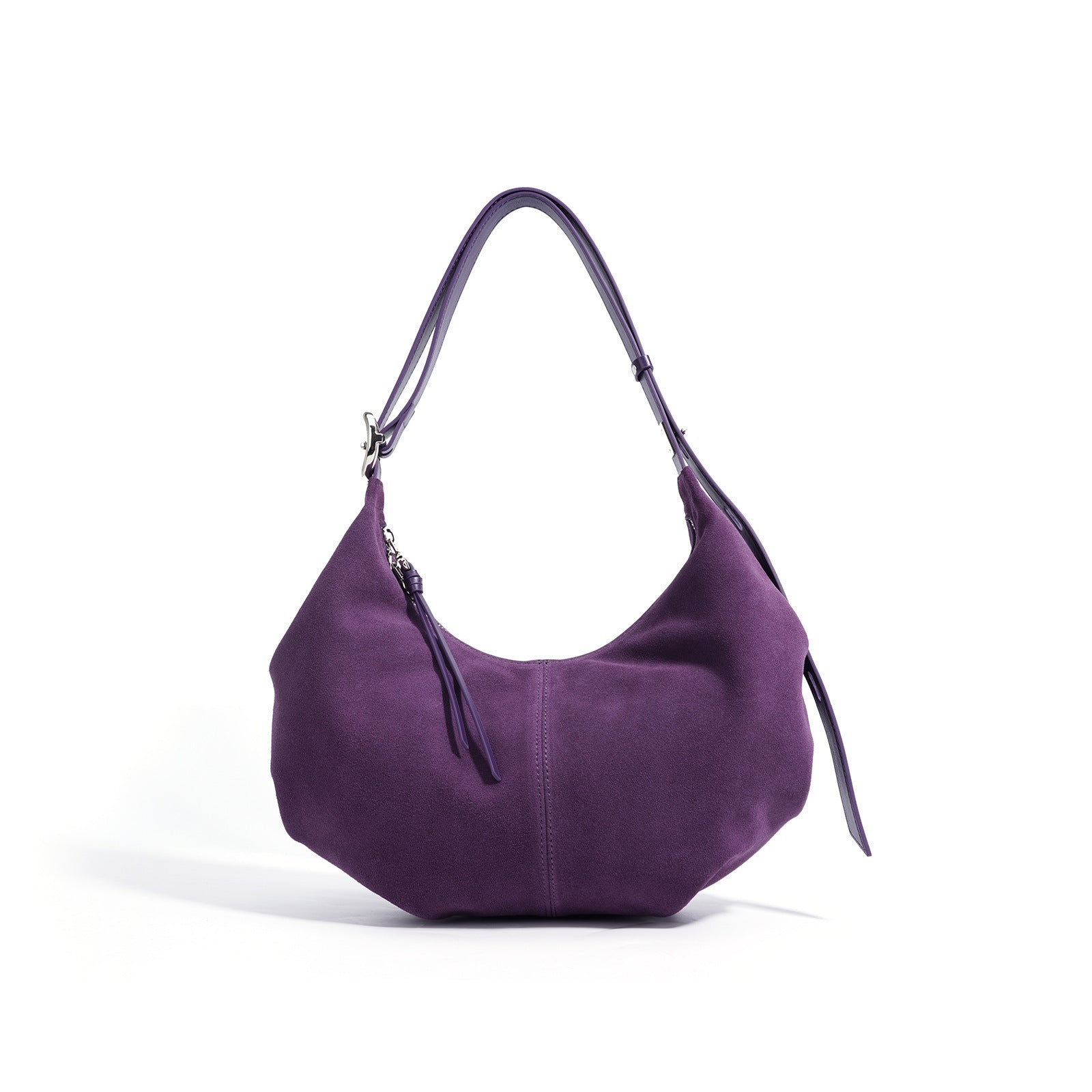 Women's High-Capacity Crossbody Bag – Matte Cowhide Leather Shoulder Bag