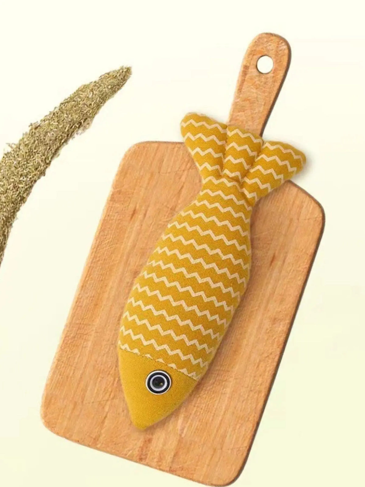Fish-Shaped Plush Pet Toy — photo 2