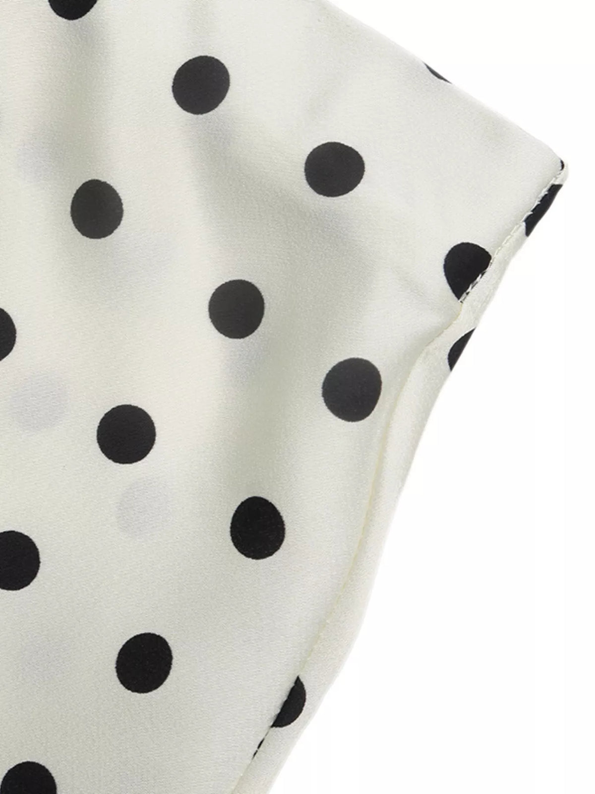 Polka-Dot Midi Skirt