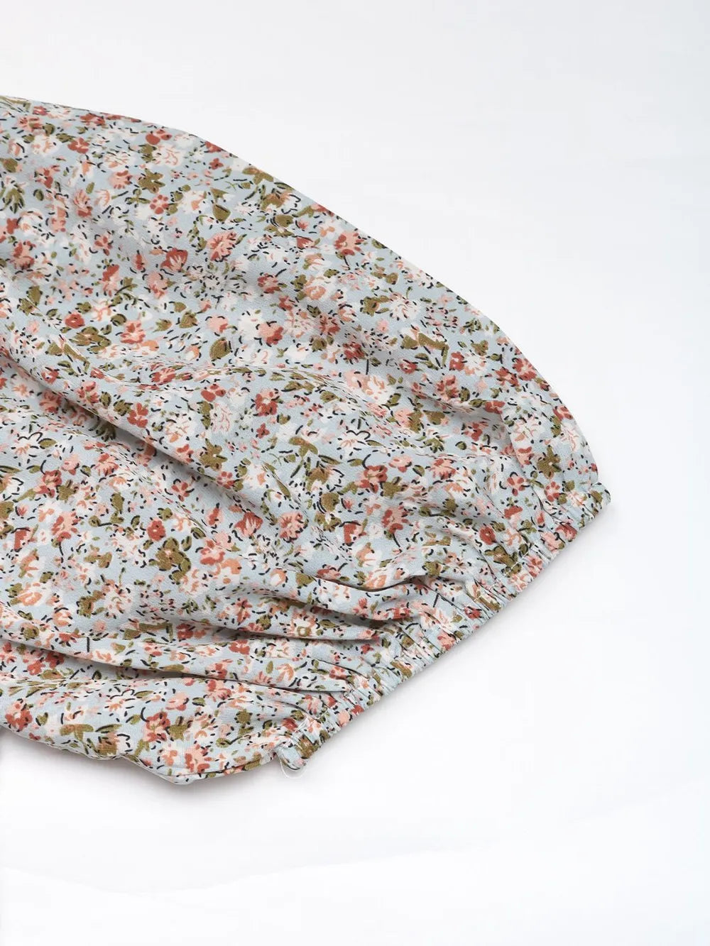 Valentina Ditsy Floral Smocked Square Neck Puff Sleeve Jumpsuit