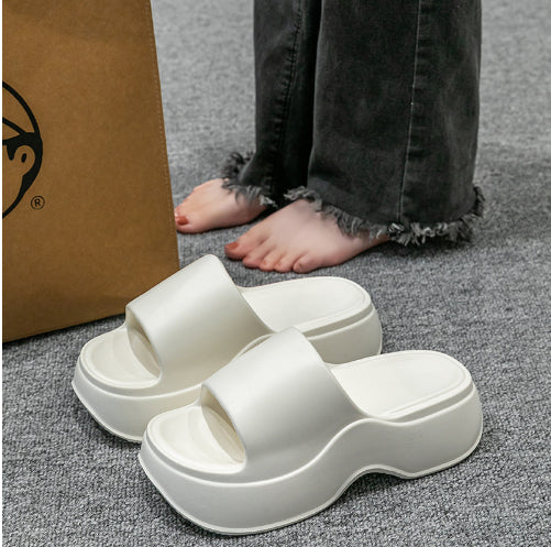 Women's Non-Slip Height-Enhancing EVA Slippers - Indoor Outdoor Flip Flops