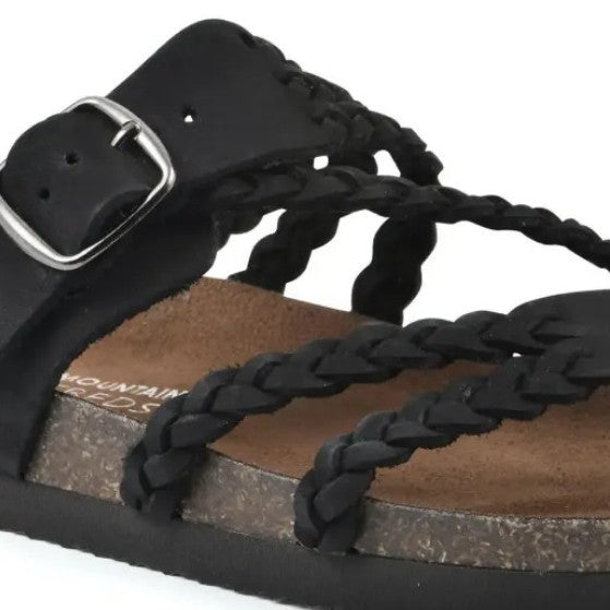 Woven Strappy Flat Sandals