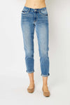 Judy Blue Sawyer Cuffed Hem Slim Jeans — product view 3