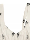 Dahlia Printed Wide Strap Midi Dress — product view 7