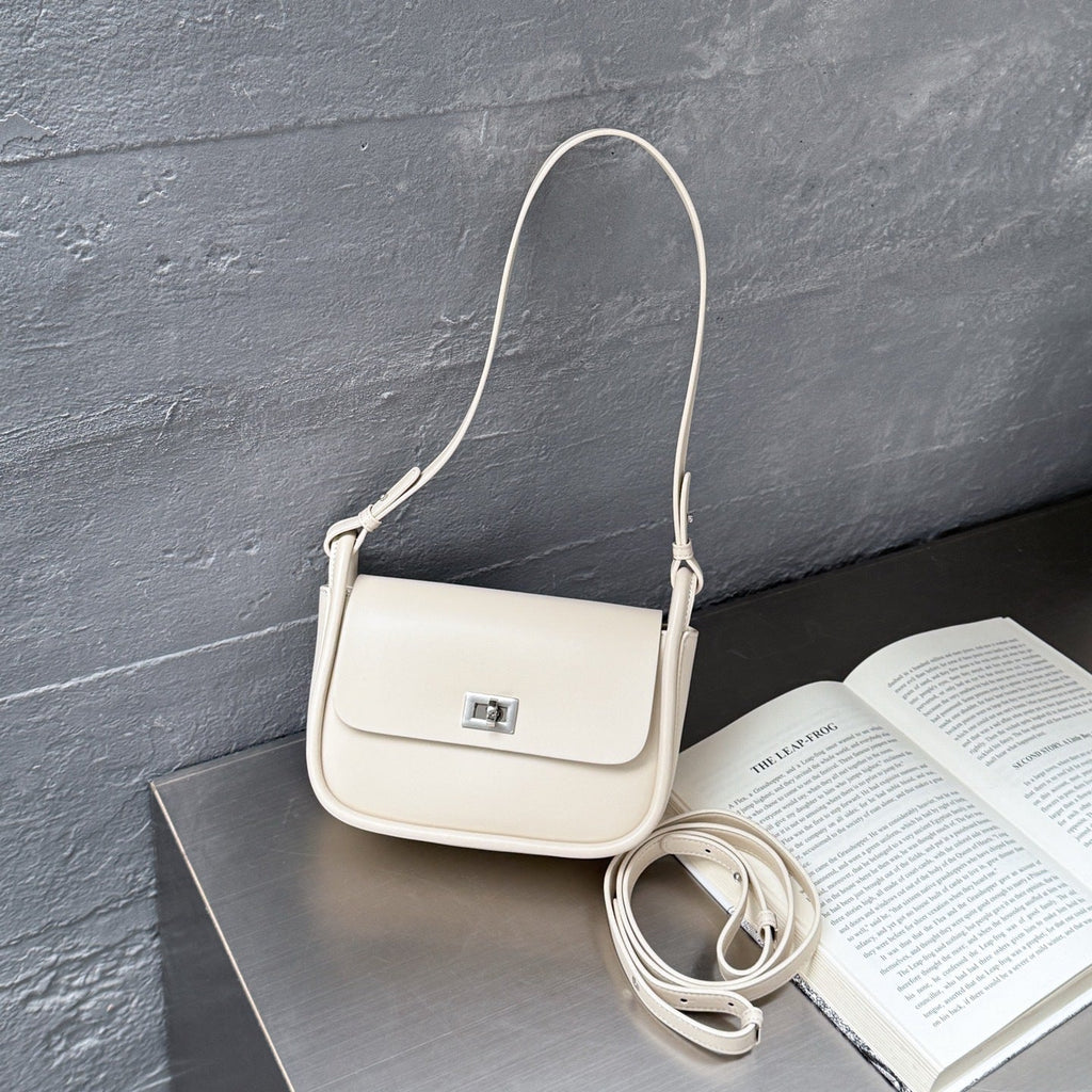 Women's Genuine Leather Underarm Bag | Cowhide Shoulder & Crossbody Bag