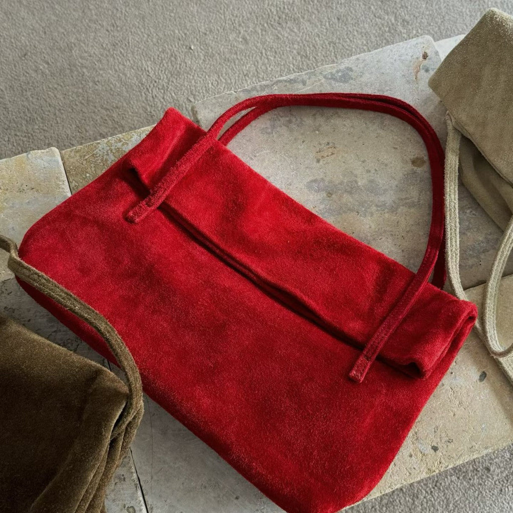 Women's Genuine Leather Shoulder Bag | Large Capacity Structured Handbag – Cowhide