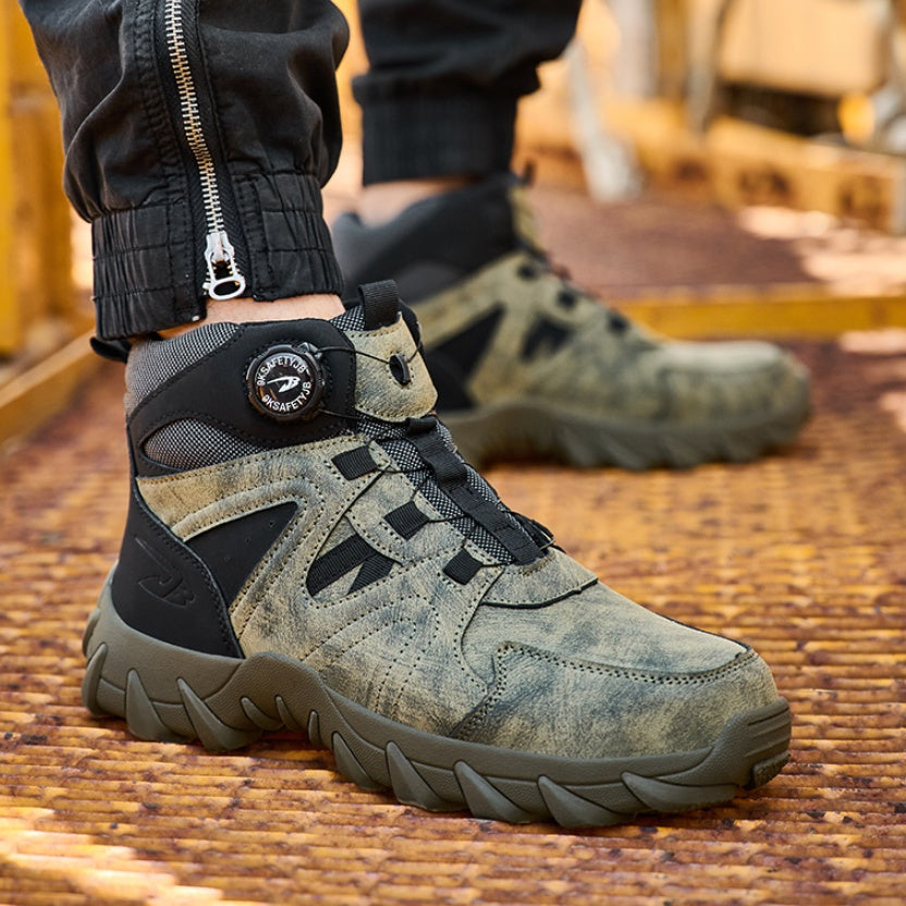Men's Steel Toe Safety Work Boots