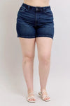Judy Blue Camden High-Rise Back Flap Pocket Denim Shorts — product view 11