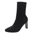Women's Over-The-Knee Chunky Heel Thigh High Boots | Side Zipper | Sarah Express