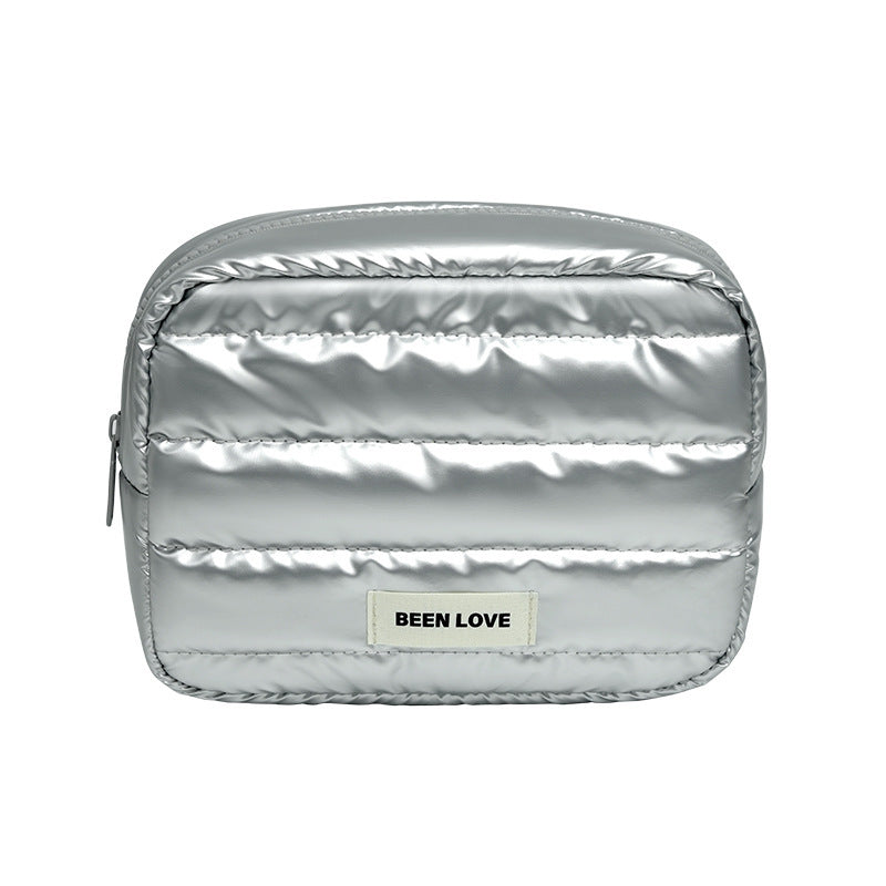 Premium Makeup & Toiletries Organizer Tote Bag - Women's Travel Cosmetic Storage Handbag