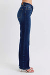 Judy Blue Harper Raw-Hem Straight-Leg Jeans — product view 3