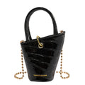 Leopard Print Mini Crossbody Bag - Trendy Bucket Style Shoulder Bag for Women