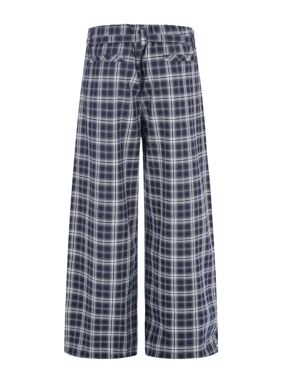 Men's Plaid Wide-Leg Trousers — photo 3