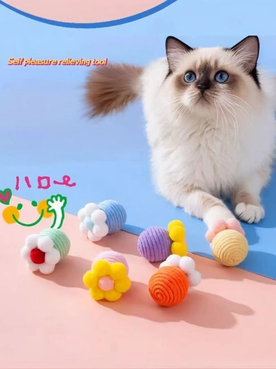 Another view: Flower Squeaky Pet Toy