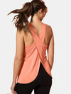 Women's crisscross scoop-neck active tank top